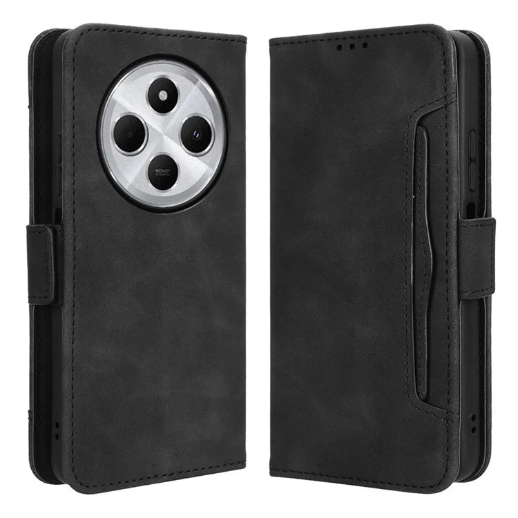 For Xiaomi Redmi 14C 4G Leather Case Phone Wallet Cover with Multiple Card Slots