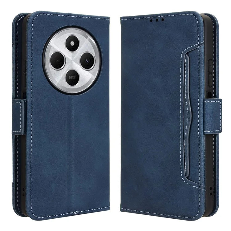 For Xiaomi Redmi 14C 4G Leather Case Phone Wallet Cover with Multiple Card Slots