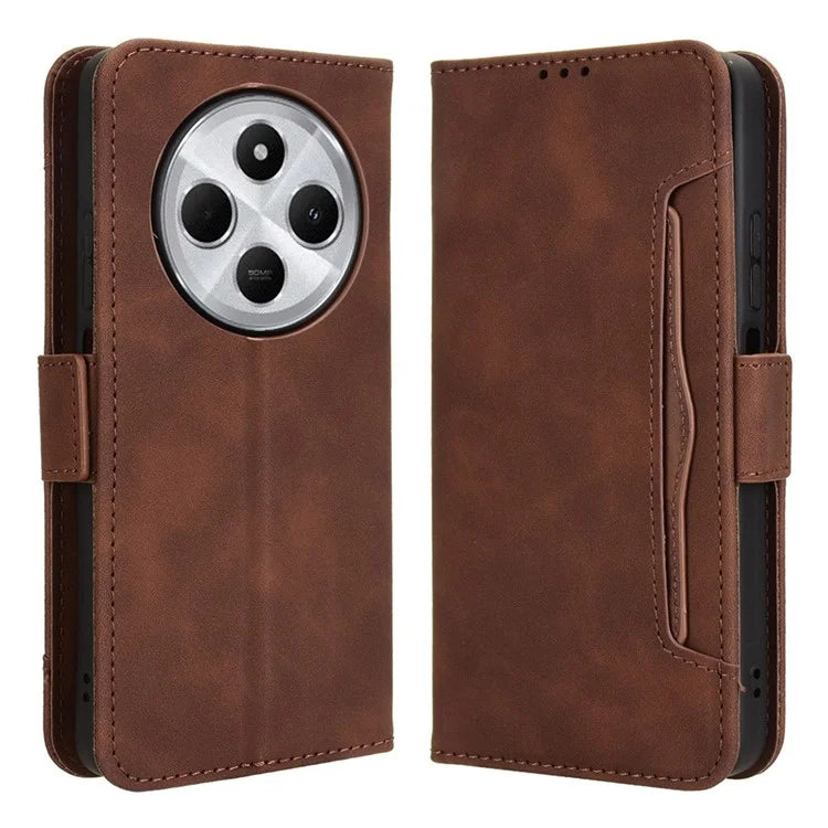 For Xiaomi Redmi 14C 4G Leather Case Phone Wallet Cover with Multiple Card Slots