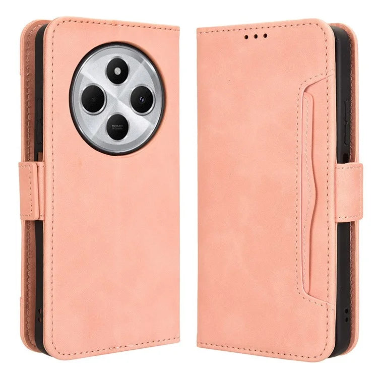 For Xiaomi Redmi 14C 4G Leather Case Phone Wallet Cover with Multiple Card Slots