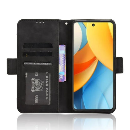 For ZTE nubia V60 Design / Blade V60 Design Leather Case Phone Wallet Cover with Multiple Card Slots