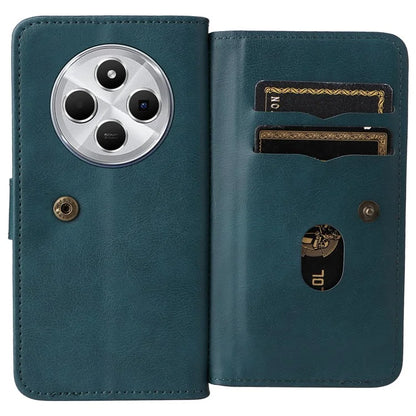 KT Multi-Functional Series-1 For Xiaomi Redmi 14C 4G Case 10 Card Holder Leather Phone Cover Stand