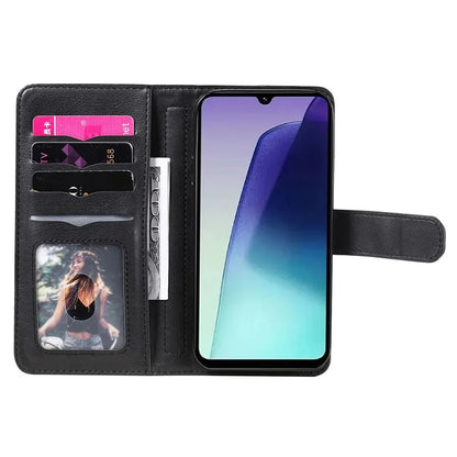 KT Multi-Functional Series-1 For Xiaomi Redmi 14C 4G Case 10 Card Holder Leather Phone Cover Stand