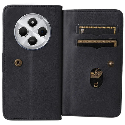 KT Multi-Functional Series-1 For Xiaomi Redmi 14C 4G Case 10 Card Holder Leather Phone Cover Stand