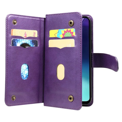 KT Multi-Functional Series-1 For Xiaomi Redmi 14C 4G Case 10 Card Holder Leather Phone Cover Stand