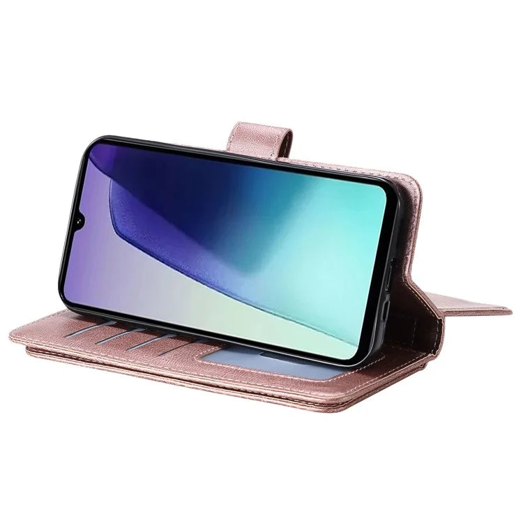 KT Multi-Functional Series-1 For Xiaomi Redmi 14C 4G Case 10 Card Holder Leather Phone Cover Stand