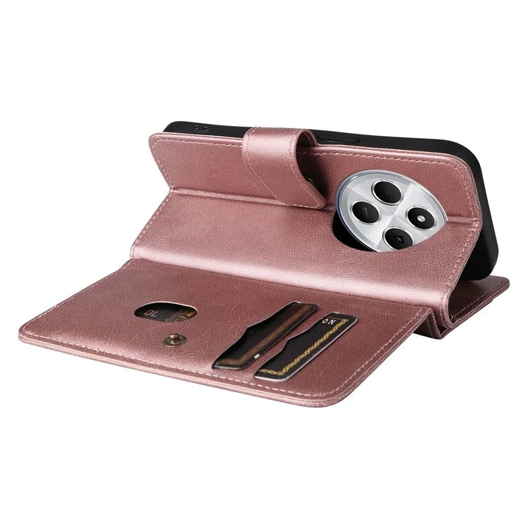 KT Multi-Functional Series-1 For Xiaomi Redmi 14C 4G Case 10 Card Holder Leather Phone Cover Stand