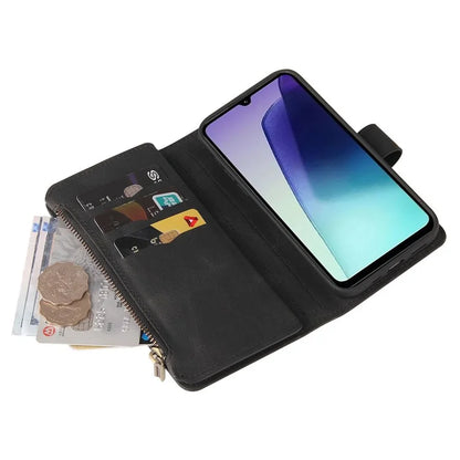 For Xiaomi Redmi 14C 4G Phone Case Zipper Wallet Leather Stand Cover