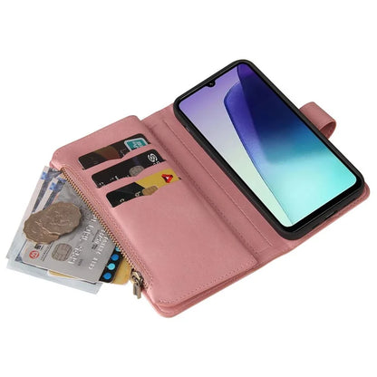 For Xiaomi Redmi 14C 4G Phone Case Zipper Wallet Leather Stand Cover