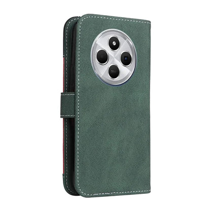 For Xiaomi Redmi 14C 4G Case Flip Wallet Leather Phone Cover 3 Color Splicing