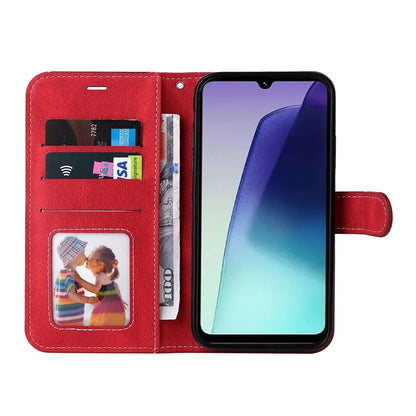 For Xiaomi Redmi 14C 4G Case Flip Wallet Leather Phone Cover 3 Color Splicing