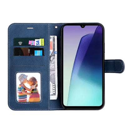 For Xiaomi Redmi 14C 4G Case Flip Wallet Leather Phone Cover 3 Color Splicing