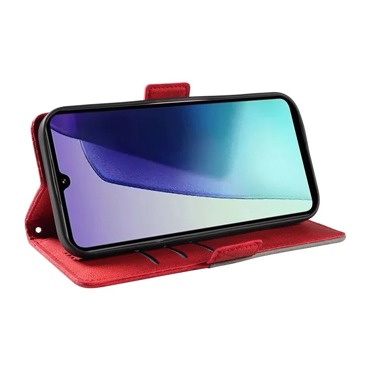 For Xiaomi Redmi 14C 4G Case Rhombus PU Leather Flip Wallet Phone Cover