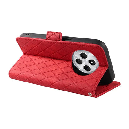 For Xiaomi Redmi 14C 4G Case Rhombus PU Leather Flip Wallet Phone Cover