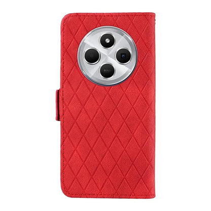 For Xiaomi Redmi 14C 4G Case Rhombus PU Leather Flip Wallet Phone Cover