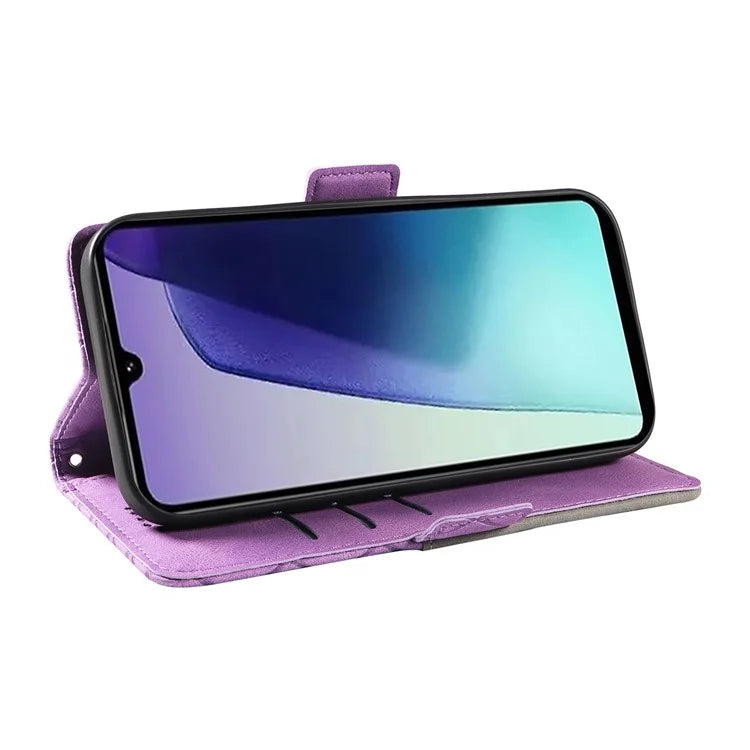 For Xiaomi Redmi 14C 4G Case Rhombus PU Leather Flip Wallet Phone Cover