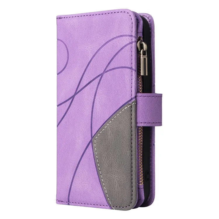 KT Multi-Function Series-5 For Xiaomi Redmi 14C 4G Case Zipper Wallet Leather Phone Cover Stand