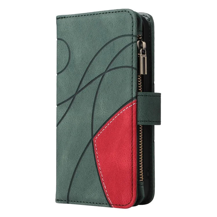 KT Multi-Function Series-5 For Xiaomi Redmi 14C 4G Case Zipper Wallet Leather Phone Cover Stand