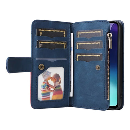 KT Multi-Function Series-5 For Xiaomi Redmi 14C 4G Case Zipper Wallet Leather Phone Cover Stand