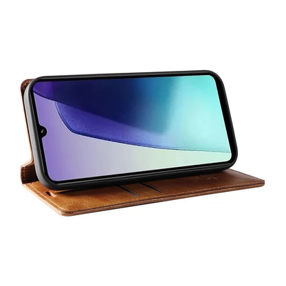 YIKATU YK-006 For Xiaomi Redmi 14C 4G Case Wallet Litchi Grain Leather Phone Cover Magnetic Auto-Absorbed