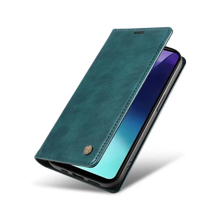 YIKATU YK-006 For Xiaomi Redmi 14C 4G Case Wallet Litchi Grain Leather Phone Cover Magnetic Auto-Absorbed
