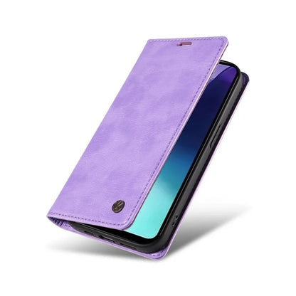 YIKATU YK-006 For Xiaomi Redmi 14C 4G Case Wallet Litchi Grain Leather Phone Cover Magnetic Auto-Absorbed