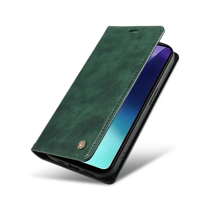 YIKATU YK-006 For Xiaomi Redmi 14C 4G Case Wallet Litchi Grain Leather Phone Cover Magnetic Auto-Absorbed