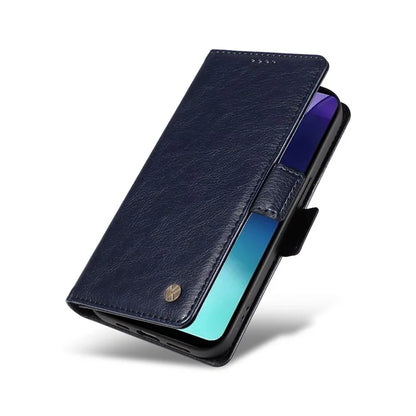 YIKATU YK-007 For Xiaomi Redmi 14C 4G Case Side Buckle PU Leather Phone Cover Litchi Texture