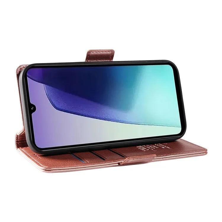 YIKATU YK-007 For Xiaomi Redmi 14C 4G Case Side Buckle PU Leather Phone Cover Litchi Texture