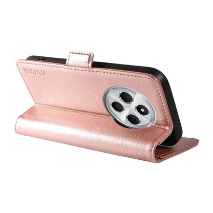 YIKATU YK-007 For Xiaomi Redmi 14C 4G Case Side Buckle PU Leather Phone Cover Litchi Texture