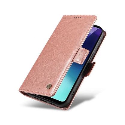 YIKATU YK-007 For Xiaomi Redmi 14C 4G Case Side Buckle PU Leather Phone Cover Litchi Texture