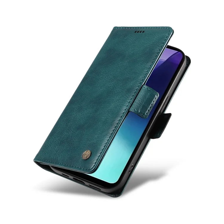 YIKATU YK-007 For Xiaomi Redmi 14C 4G Case Side Buckle PU Leather Phone Cover Litchi Texture