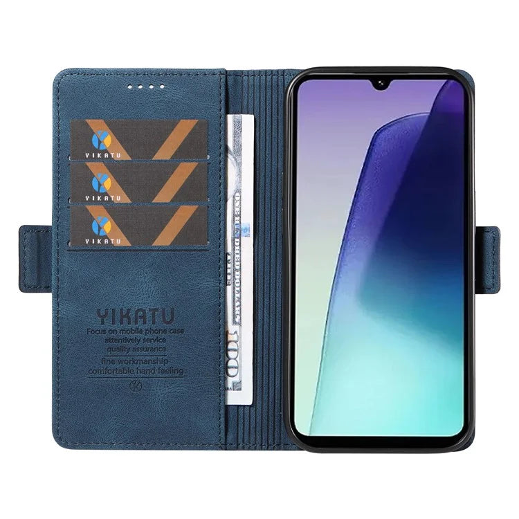 YIKATU YK-005 For Xiaomi Redmi 14C 4G Case PU Leather Wallet Phone Cover Skin Touch Feeling