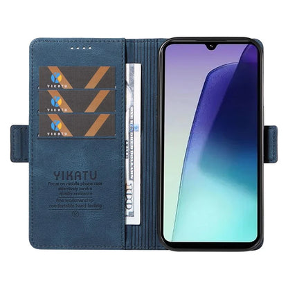 YIKATU YK-005 For Xiaomi Redmi 14C 4G Case PU Leather Wallet Phone Cover Skin Touch Feeling