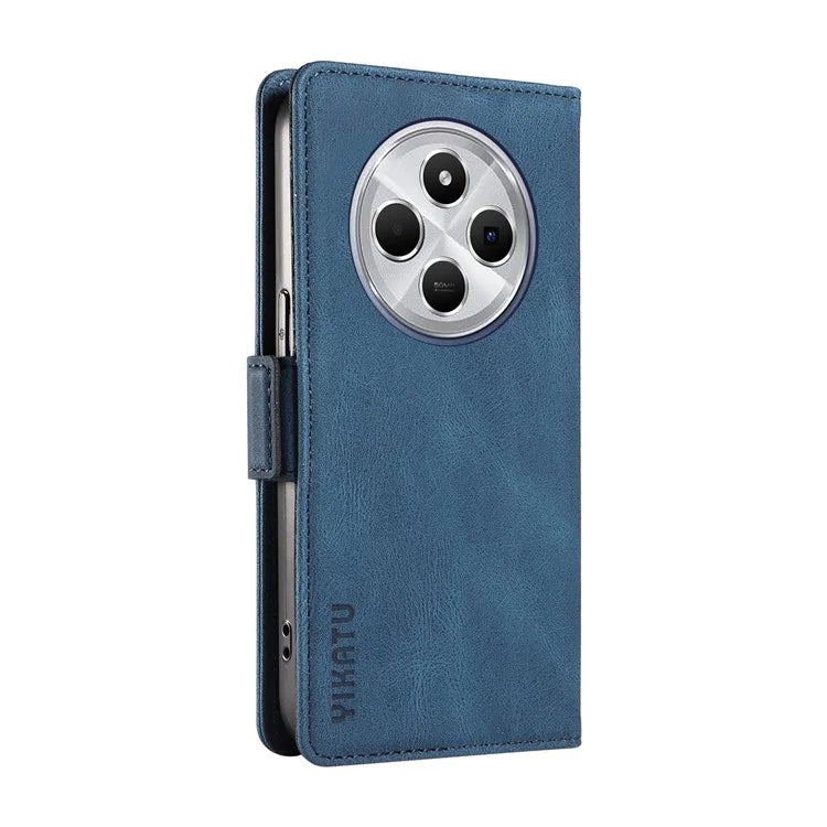 YIKATU YK-005 For Xiaomi Redmi 14C 4G Case PU Leather Wallet Phone Cover Skin Touch Feeling
