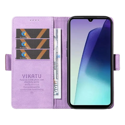YIKATU YK-005 For Xiaomi Redmi 14C 4G Case PU Leather Wallet Phone Cover Skin Touch Feeling