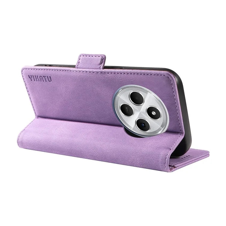 YIKATU YK-005 For Xiaomi Redmi 14C 4G Case PU Leather Wallet Phone Cover Skin Touch Feeling