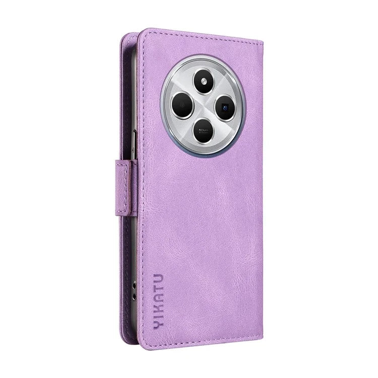 YIKATU YK-005 For Xiaomi Redmi 14C 4G Case PU Leather Wallet Phone Cover Skin Touch Feeling