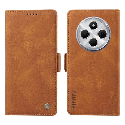 YIKATU YK-005 For Xiaomi Redmi 14C 4G Case PU Leather Wallet Phone Cover Skin Touch Feeling