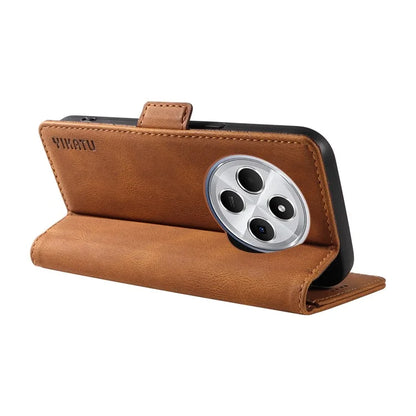 YIKATU YK-005 For Xiaomi Redmi 14C 4G Case PU Leather Wallet Phone Cover Skin Touch Feeling