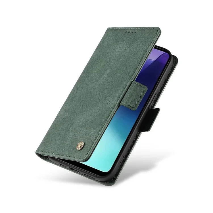 YIKATU YK-005 For Xiaomi Redmi 14C 4G Case PU Leather Wallet Phone Cover Skin Touch Feeling