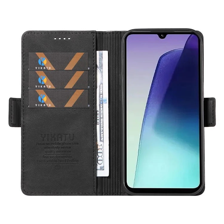 YIKATU YK-005 For Xiaomi Redmi 14C 4G Case PU Leather Wallet Phone Cover Skin Touch Feeling