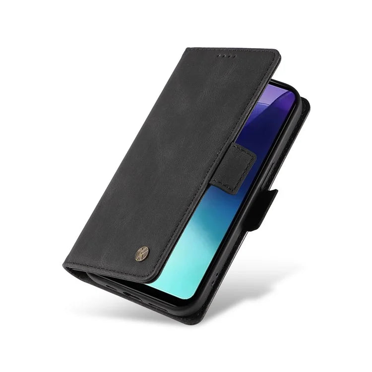 YIKATU YK-005 For Xiaomi Redmi 14C 4G Case PU Leather Wallet Phone Cover Skin Touch Feeling
