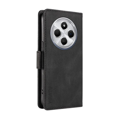 YIKATU YK-005 For Xiaomi Redmi 14C 4G Case PU Leather Wallet Phone Cover Skin Touch Feeling