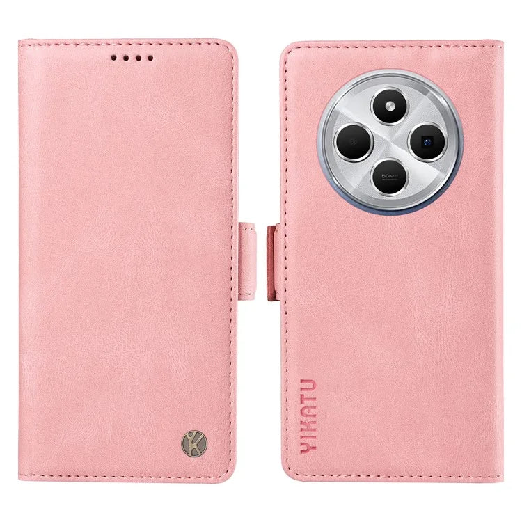 YIKATU YK-005 For Xiaomi Redmi 14C 4G Case PU Leather Wallet Phone Cover Skin Touch Feeling