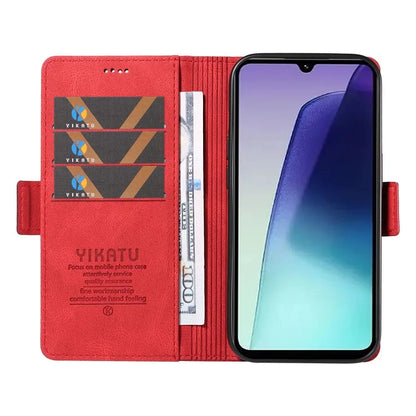 YIKATU YK-005 For Xiaomi Redmi 14C 4G Case PU Leather Wallet Phone Cover Skin Touch Feeling