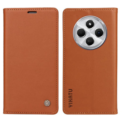 YIKATU YK-001 For Xiaomi Redmi 14C 4G Case Stand Leather Phone Cover Strong Magnetic Closure