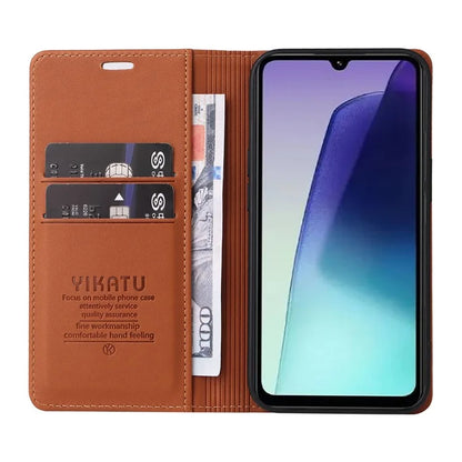 YIKATU YK-001 For Xiaomi Redmi 14C 4G Case Stand Leather Phone Cover Strong Magnetic Closure