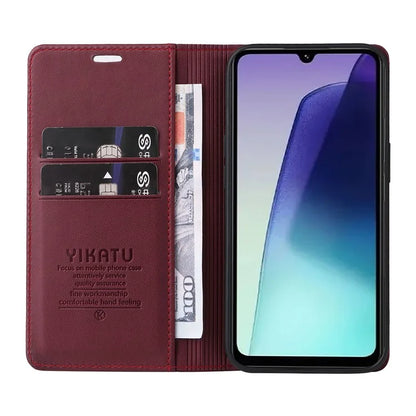 YIKATU YK-001 For Xiaomi Redmi 14C 4G Case Stand Leather Phone Cover Strong Magnetic Closure