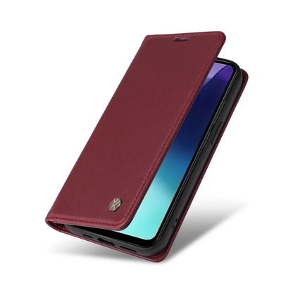 YIKATU YK-001 For Xiaomi Redmi 14C 4G Case Stand Leather Phone Cover Strong Magnetic Closure